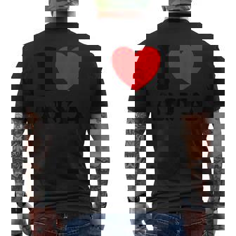 アイ・ラブ・アーニャ メンズTシャツ バックプリント - Kawaiitshirt