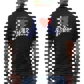 アイ・ラブ・ディアドラ メンズTシャツ バックプリント - Kawaiitshirt