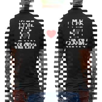 アイ・ラブ・ホット・グランマ-アイ・アム・ザ・ホット・グランマ メンズTシャツ バックプリント - Kawaiitshirt