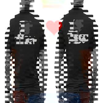 アイ・ラヴ・ハート・テオ・セオドア メンズTシャツ バックプリント - Kawaiitshirt