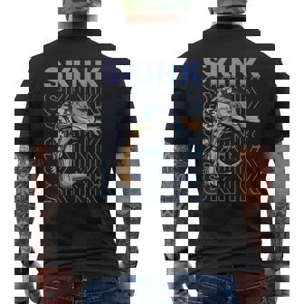 アオジタトカゲ 80 年代スタイルの爬虫類飼育者 トカゲの飼い主 メンズTシャツ バックプリント - Kawaiitshirt