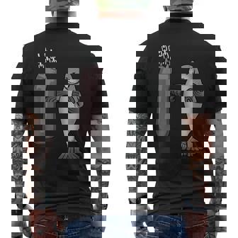 アザラシ ボクシング ホビーボックス スポーツ 海獣 メンズTシャツ バックプリント - Kawaiitshirt