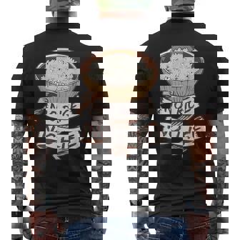 アジア料理 炒飯丼 ご飯好き 食通 メンズTシャツ バックプリント - Kawaiitshirt