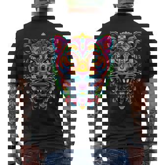 アステカ神 ジャガー ネイティブ メキシカン プライド ケツァルコアトル マヤ人 メンズTシャツ バックプリント - Kawaiitshirt