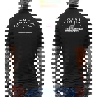 アストン ヴィラ タウン オブ バーミンガム イギリス イギリス メンズTシャツ バックプリント - Kawaiitshirt