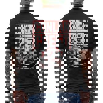 アドニスクリード—ケープタウンからのコンラン対クリード2ライブ メンズTシャツ バックプリント - Kawaiitshirt