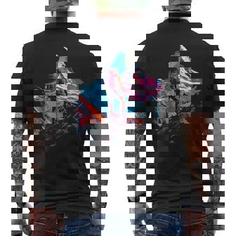 アドベンチャー登山 メンズTシャツ バックプリント - Kawaiitshirt