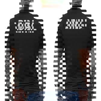 アドミラル メンズTシャツ バックプリント - Kawaiitshirt