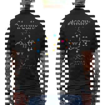 アドレナリン配合 メンズTシャツ バックプリント - Kawaiitshirt