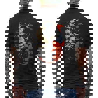 アニメ 日本の鯉 魚 陰陽 アート メンズTシャツ バックプリント - Kawaiitshirt