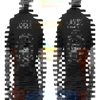 アヌビス 古代エジプトの神 エジプト神話 メンズTシャツ バックプリント - Kawaiitshirt