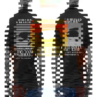 アノマロカリスは絶滅した節足動物を決して忘れない メンズTシャツ バックプリント - Kawaiitshirt