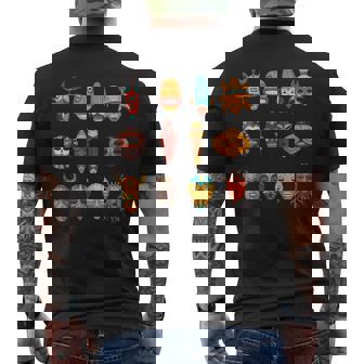 アフリカンマスクアート Blm メンズTシャツ バックプリント - Kawaiitshirt