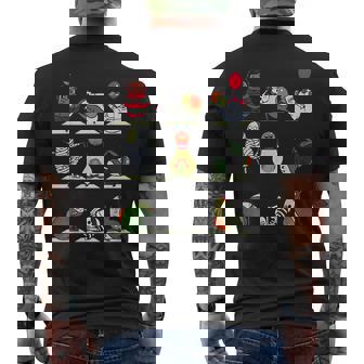 アボカド ヨガ ハロウィン モンスター メンズTシャツ バックプリント - Kawaiitshirt