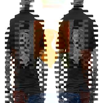 アメデオ モディリアーニのジャンヌ・ヘブターヌ 大きな帽子 メンズTシャツ バックプリント - Kawaiitshirt