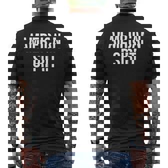 アメリカンスピリット メンズTシャツ バックプリント - Kawaiitshirt