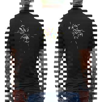 アリ 昆虫 蟻 メンズTシャツ バックプリント - Kawaiitshirt