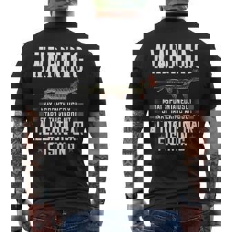 アリゲーターガーフィッシュギフト 釣り農場 メンズTシャツ バックプリント - Kawaiitshirt