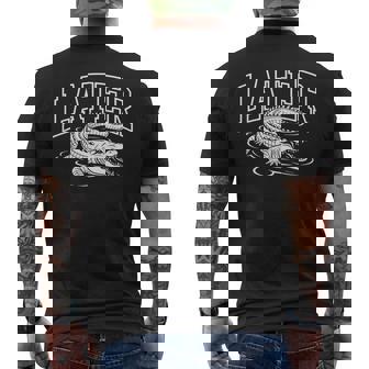 アリゲーター後で面白い皮肉なグラフィックノベルティ格言 メンズTシャツ バックプリント - Kawaiitshirt