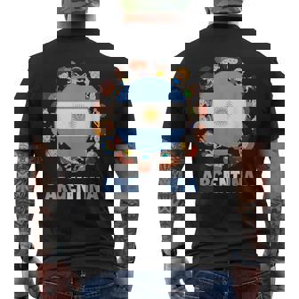 アルゼンチン国旗 ヒスパニック文化遺産月間 アルゼンチン キッズ メンズTシャツ バックプリント - Kawaiitshirt