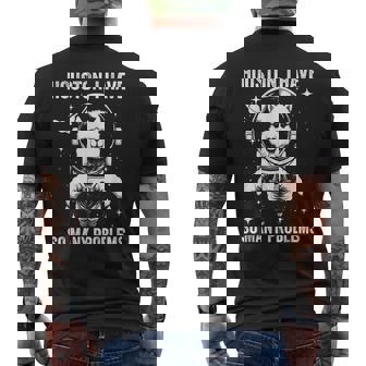 アルパカ お父さん ママ スペース ヒューストン問題 アルパカ メンズTシャツ バックプリント - Kawaiitshirt