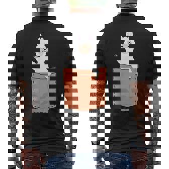 アルパカ 胸ポケット Pako Lama Huacaya アルパカ ブリーダー アルパカ メンズTシャツ バックプリント - Kawaiitshirt