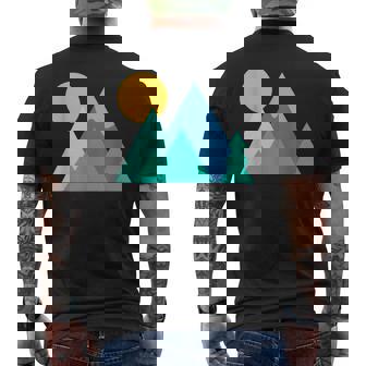 アルピニズム アルパイン・フォーゲット・ミー・ノット スキー マウンテンフラワー メンズTシャツ バックプリント - Kawaiitshirt