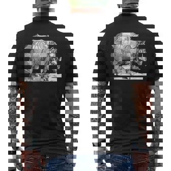 アルブレヒト・デューラーのサイ メンズTシャツ バックプリント - Kawaiitshirt