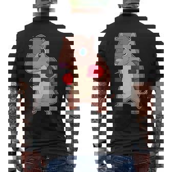 アルマジロ ボクサー ボクシンググローブ ボクシング メンズTシャツ バックプリント - Kawaiitshirt