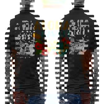 アロハ ハワイアン ウクレレ メンズTシャツ バックプリント - Kawaiitshirt