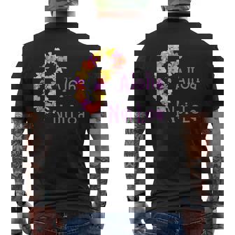 アロハヌイロアハワイアンとても愛し合うフラワーレイ メンズTシャツ バックプリント - Kawaiitshirt