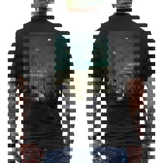 アンリ・ルソー作 カーニバル・イブニング 1886 メンズTシャツ バックプリント - Kawaiitshirt