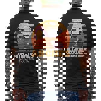 アーチーズ国立公園ユタ国立公園アーチーズ メンズTシャツ バックプリント - Kawaiitshirt