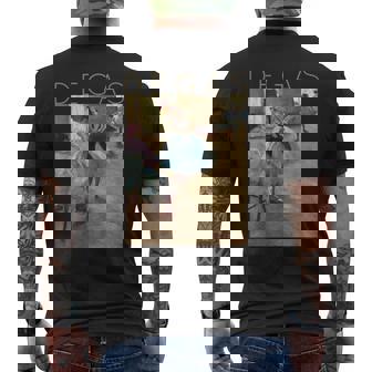 アーティストとバレリーナのためのエドガー・ドガのダンスレッスン メンズTシャツ バックプリント - Kawaiitshirt