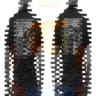 アート、面白いボストン テリア メンズTシャツ バックプリント - Kawaiitshirt