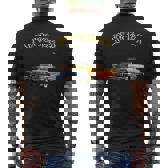 イエロー ローライダー キャデラック メンズTシャツ バックプリント - Kawaiitshirt