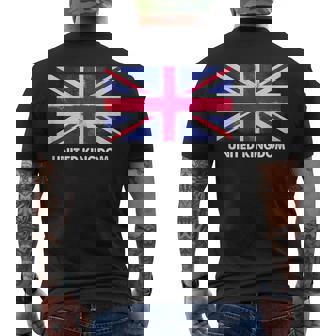 イギリス国旗tシャツ メンズTシャツ バックプリント - Kawaiitshirt