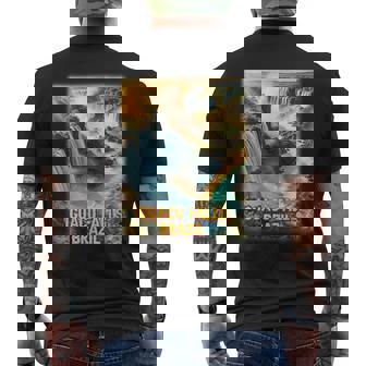 イグアスの滝 ブラジル シャツ イグアス国立公園 家族旅行 メンズTシャツ バックプリント - Kawaiitshirt