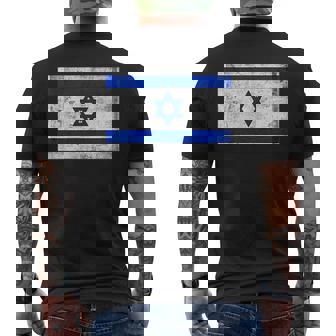 イスラエル国旗グラフィック メンズ レディース キッズ メンズTシャツ バックプリント - Kawaiitshirt
