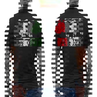 イタリア イタリア 国旗 スクーター ベスパ 原付ライダー お土産 ギフト メンズTシャツ バックプリント - Kawaiitshirt
