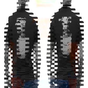 イタリアングレイハウンド ウィペットチェストバッグ 犬の飼い主用 メンズTシャツ バックプリント - Kawaiitshirt