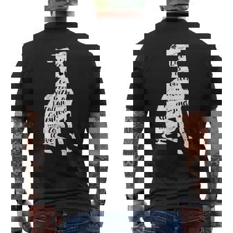 イタリアングレイハウンドシャツデザイン イタリアングレイハウンド犬愛好家 メンズTシャツ バックプリント - Kawaiitshirt