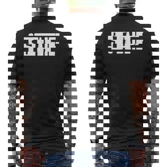 イベント、コンサート、ロード、クルーなどのスタッフ。 メンズTシャツ バックプリント - Kawaiitshirt