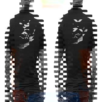 インターネットマネー 暗号通貨 リップル Xrp 月 メンズTシャツ バックプリント - Kawaiitshirt