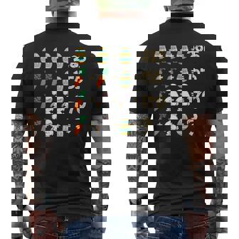 イースター算数レッスン 算数教師 メンズTシャツ バックプリント - Kawaiitshirt