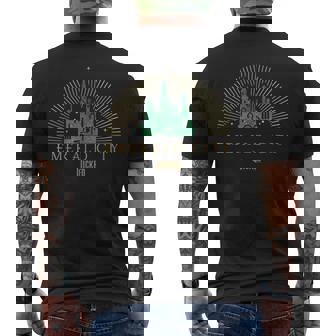 ウィキッド・エメラルド・シティ メンズTシャツ バックプリント - Kawaiitshirt