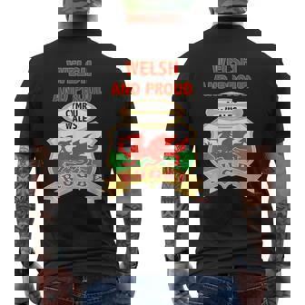 ウェールズ ラグビー ウェールズ レッドドラゴン メンズTシャツ バックプリント - Kawaiitshirt