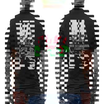 ウェールズサポーターズ ジャージキット ユニオンギフト ウェールズラグビーファン メンズTシャツ バックプリント - Kawaiitshirt