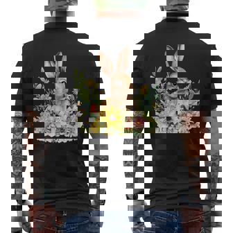 ウサギの恋人 グラフィックデザイン ウサギ オーナー。 メンズTシャツ バックプリント - Kawaiitshirt