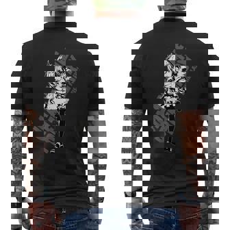 ウマ娘 プリティーダービー エイシンフラッシュ メンズTシャツ バックプリント - Kawaiitshirt